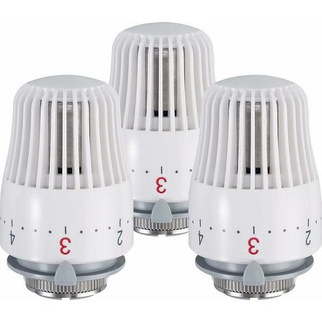 3 Stück Thermostatkopf M30 x 1,5 Ersatzkopf (1/4)