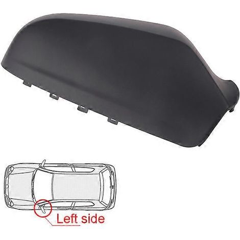 Coque de rétroviseur noir, boîtier de rétroviseur extérieur pour Vauxhall Opel Astra H 2004-2009, 6428200, 6428199 (1/4)
