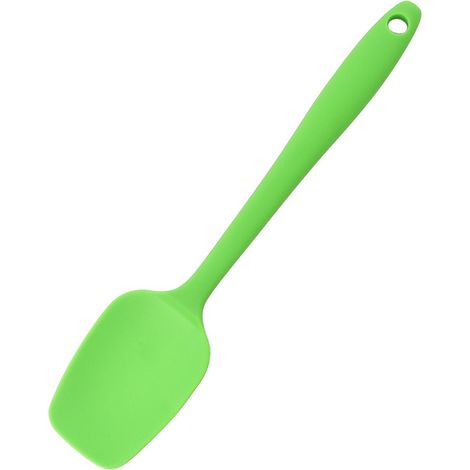Spatule à racler, en silicone résistant à la chaleur, en forme de T, manche ergonomique, ustensile de cuisine universel, verte (1/5)