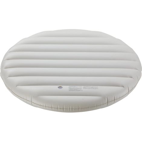 AREBOS Inflatable Thermal Cover Cover for Outdoor Hot Tub Ø140 cm Grey (1/5)