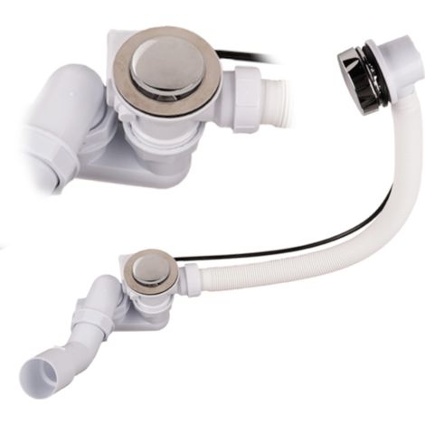 Aqua ForYou Automatischer Badewannensiphon – Chrom