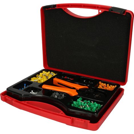 KS Tools 970.0840 Gamma capocorda con pinza di crimpatura, 0.25 mm² - 6.0 mm², 1001 pz (1/4)