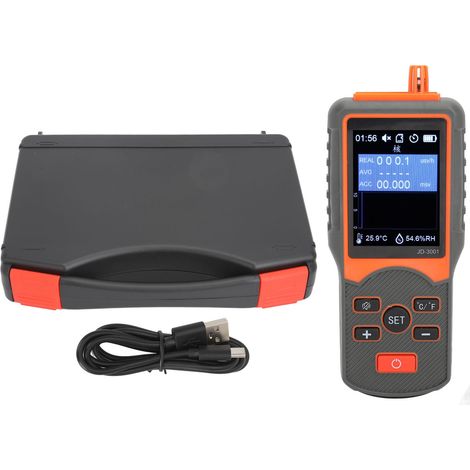Détecteur de rayonnement électromagnétique avec alarme, 5 modes de langue, moniteur de champ EMF rapide, mesureur de pollution électromagnétique portable (1/5)