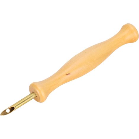 Tragbarer Nadeleinfädler für Stick- und Strickarbeiten, Werkzeug mit Holzgriff zum Weben, Nähen und Filzen. (1/5)