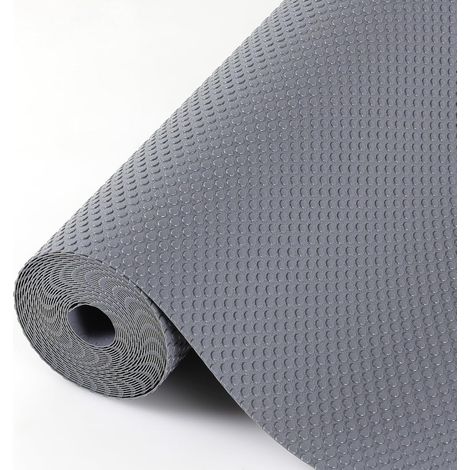 Alfombrilla para cajones de EVA gris oscuro, 50×600 cm, antiadherente, antideslizante, para muebles/nevera.
