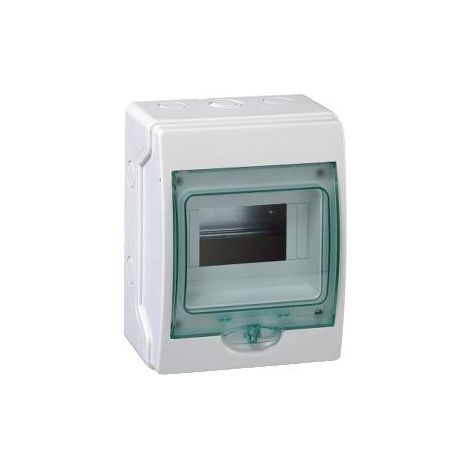 Schneider Electric Mini caja de distribución gris claro 6 divisiones