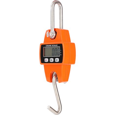 Balance numérique suspendue - Balance portative de 500 kg (1102 lb) - Écran LCD et crochets inclus - Boîtier en aluminium - Idéale pour la chasse, les activités de plein air, la pêche et l'agriculture (1/4)