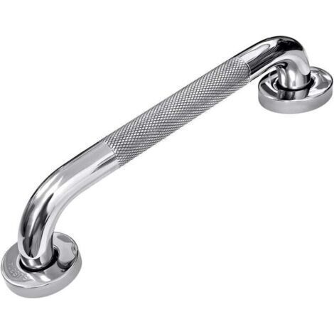 Barre d'appui antidérapante pour salle de bain, poignées de sécurité en acier inoxydable, barre d'équilibre moletée pour baignoire, rampes d'assistance pour douche, barre d'appui pour personnes (1/4)