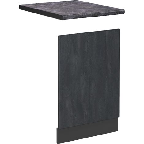 Façade R-Line, Béton noir, 45 cm PT Anthracite, Vicco