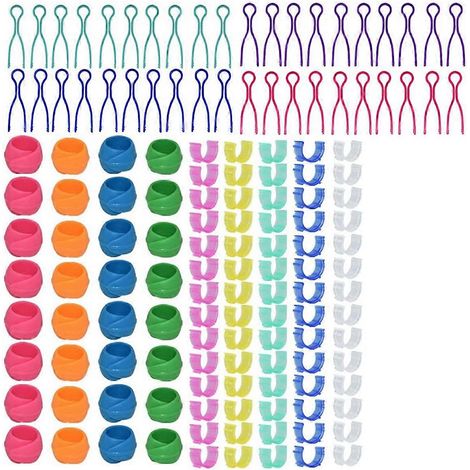 142 clips de rangement pour fil de canette, 70 clips porte-canette, 32 porte-canettes en silicone, 40 supports pour fil de canette (1/5)