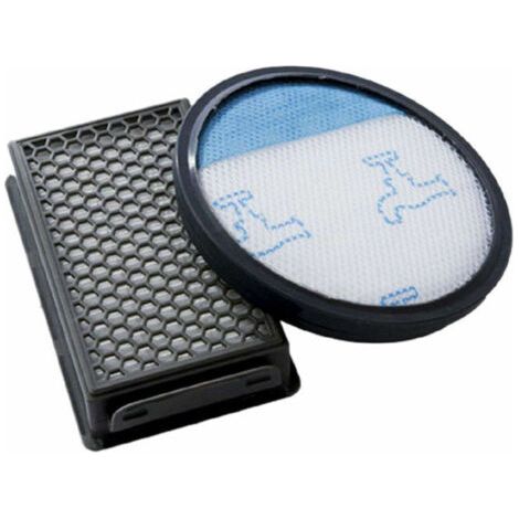 2 Filter Kit Sets for Rowenta RO3731EA RO3753EA RO3786EA RO3718EA RO3724EA RO3798EA Moulinex Tefal Compact Power Cyclonic Vacuum Cleaners, Alternative to ZR005901 (1/5)