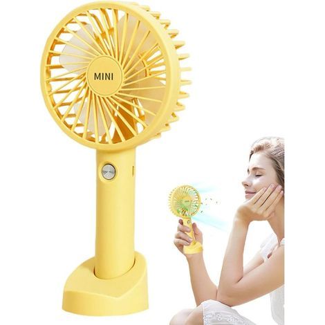 Tragbarer, wiederaufladbarer Ventilator mit Standfuß (1/5)