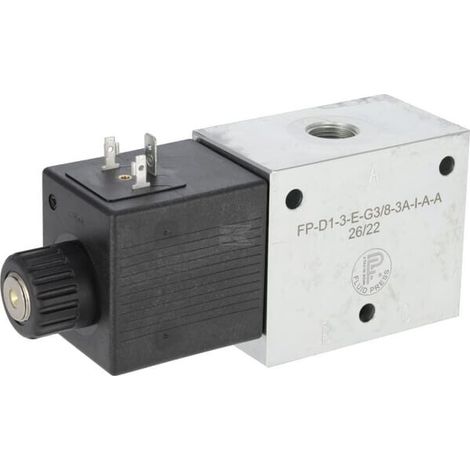 Valve 3/2 12VDC FP-D1-3-E-G3/8-3A-I-A-A FLUIDPRESS FPD13EG383AIAA (1/2)