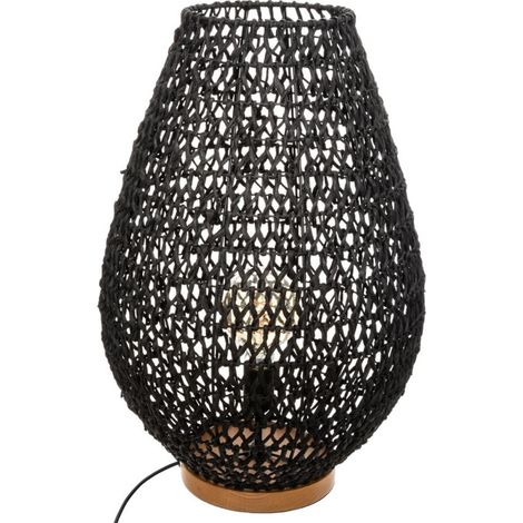 Lampe à Poser Design "Etel" 55cm Noir (1/2)