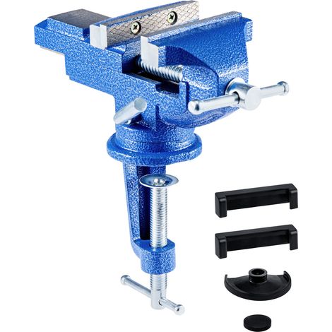 Bench Vice 70mm Vices for Workbench 360 Degrees Swiveling Portable Table Vice Adjustable Mini Table Bench Vice Clamp for Workshop Factory (1/5)