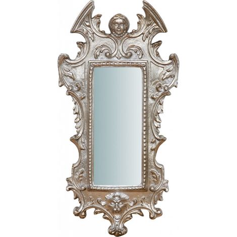Miroir Mural Shabby Chic 65x25 cm Miroirs décoratifs muraux Miroir d'entrée (1/5)