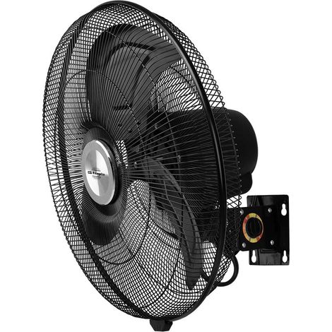 Ventilador de pared Orbegozo WF 1045, 3 aspas metálicas, 3 velocidades, función oscilante, cabezal inclinable, oscilación y velocidad mediante cuerda, 45 cm de diámetro, 110 W (1/4)