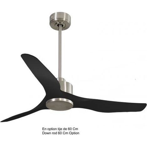 Modulo de KlassFan - Super déstratificateur d'air avec thermostat et wifi, noir et chrome pour 50 à 90 m² KLDC3P4BKTemp (1/5)