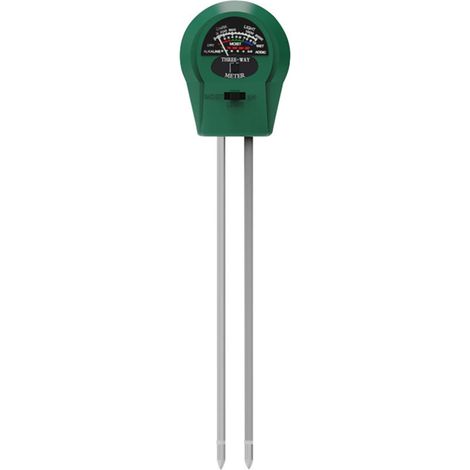 pH-mètre pour sol Testeur de sol (Luminosité, pH et Humidité) Testeur de sol multifonction Capteur de sol pour l'entretien du jardin Thermomètre de sol spécial jardinage (1/5)
