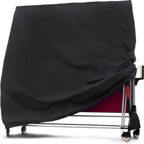Schutzhülle für Ping-Pong-Tisch 210D Oxford 165 x 70 x 185 cm, Schwarz
