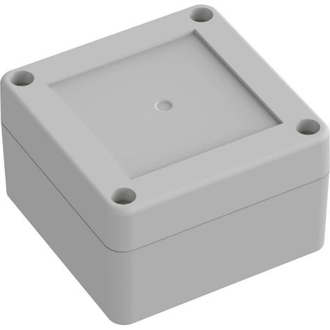 TRU COMPONENTS 6U07080804017 TC-13865048 Alloggiamento industriale 75 x 75 x 45 ABS Grigio luminescente 1 pz.