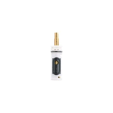 Essential Values ​​Moen 1222 Mischbatterie-Kartusche – Ersatzteil kompatibel mit Moen Thermostat-Duschventilen und Duscharmaturen – Robustes Material aus Kunststoff und Messing (1/5)