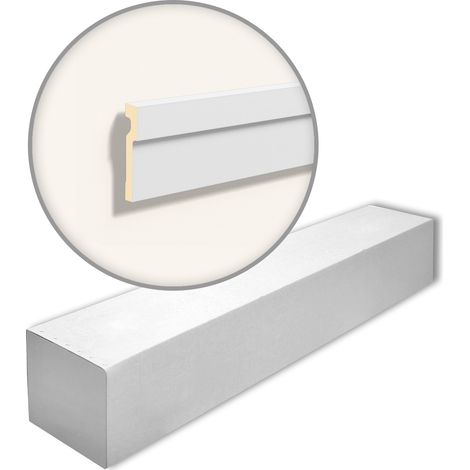 NMC MA3-box DOMOSTYL Noel Marquet 1 carton 10 pièces Encadrement de porte Profil de façade design moderne blanc  20 m (1/4)