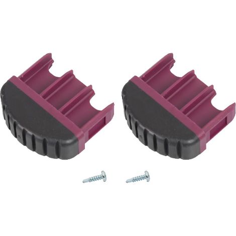 KRAUSE Casquillo MONTO (par) 50 x 20 mm negro