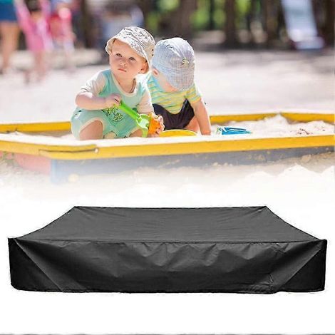 Housse de protection anti-poussière pour bac à sable, bâche carrée imperméable en tissu Oxford (1/4)