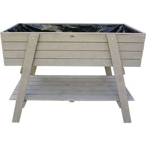 HABAU Hochbeet ""Alina"" mit Ablage, 115 x 45 x 89,5 cm (1/5)