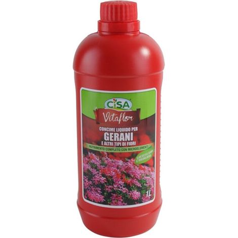 Vitaflor Cisa Engrais Liquide pour Géraniums 1,0 L