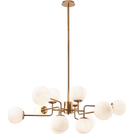 Lampadario Modern in Metallo Erich Ottone (1/4)