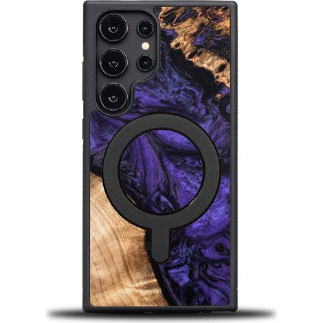 Bewood Unique Hülle für Samsung Galaxy S25 Ultra - Violett mit MagSafe