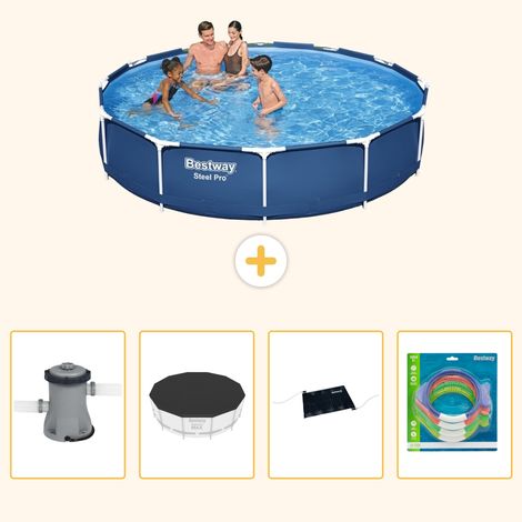 Bestway Bestway Steel Pro Ronde - 366x76 cm - 5-pièces S211 (1/5)