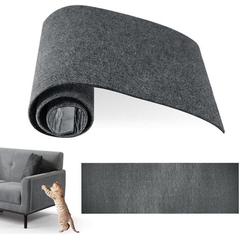 Protection Canapé Chat Anti-Griffe, Grattoir Auto-Adhésif 30x100cm, Protège Tapis et Meubles, DIY Trimmable (1/5)