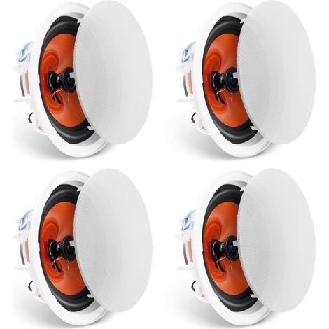 Enceintes Plafond 4 Pièces 20,3 cm 100W Encasterables Murales (1/5)