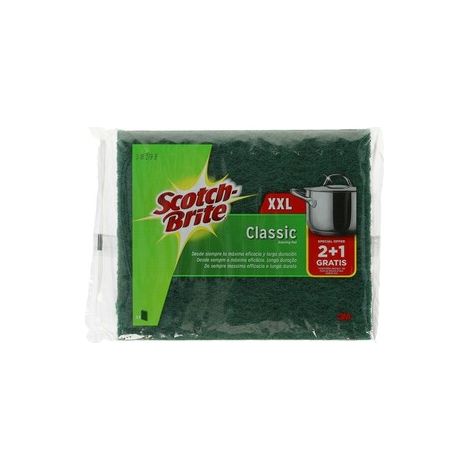 ESTROPAJO SCOTCH BRITE 2+1 GRANDE VERDE