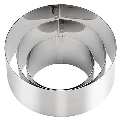 Set mit Back- und Desserträndern 6, 8, 10 x H4,5 cm / 3 Stück (1/2)