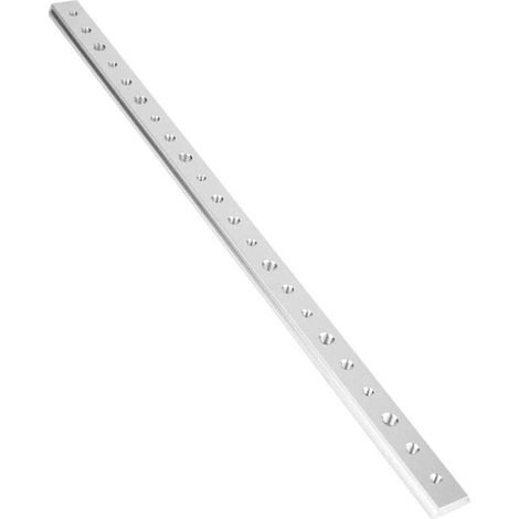 Rail de Rainure Type T Gabarit Rainure en T à Onglet Rainurée T-slot en Alliage d'Aluminium T-Slot pour Table de Routeur de Scie Outil de Travail du Bois (450mm) (1/3)