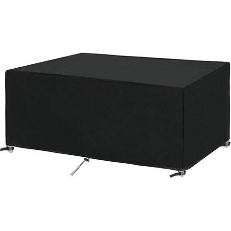 Housse Salon de Jardin 180x100x75cm Protection Bache Table de Jardin Mobilier Extérieur Imperméable Coupe-Vent Anti-UV Résistant Au Froid (1/5)