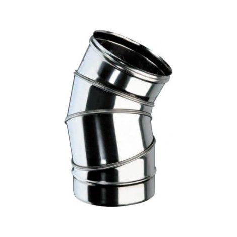 Coude réglable en acier inoxydable de 0 é 90 degrés dm 80 mm