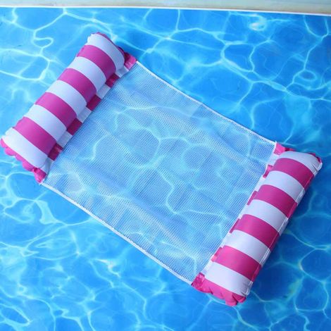 Matelas gonflable pour piscine, jouet de piscine, hamac aquatique, accessoires de piscine, matelas gonflable 4 en 1, jouet aquatique, hamac aquatique gonflable pour piscine, fauteuil, siège matelas, m (1/5)