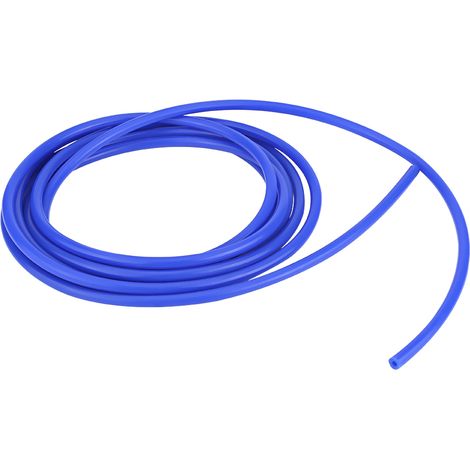 Tuyau silicone bleu 4mm 5m pour auto, flexible résistant à la chaleur, tube d'aspiration universel pour moteur, durite silicone 5 mètres, compatible véhicules. (1/5)