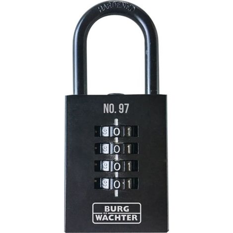 Candado numérico Cerradura Numero 97 cuerpo-B.40mm fundición con rodillo numérico.4 (1/2)