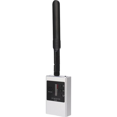HF-Detektor, Wanzenfinder, WLAN-Kamerafinder, Abhörgerät, GPS-Funksignalscanner G338 Silber (1/5)