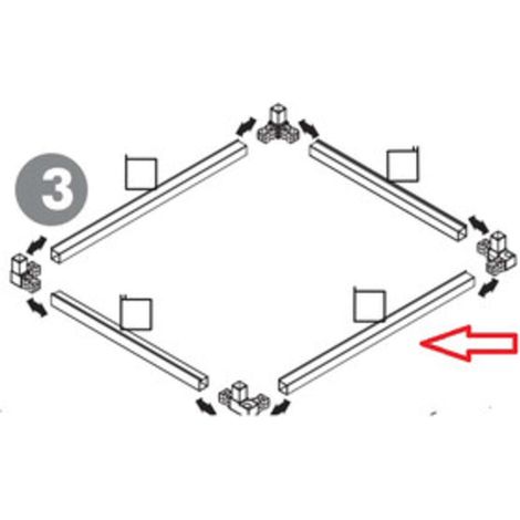 R PROFILO GRANDE BASE SUP CON GUIDA X KIT COPRILAVATRICE RESINA