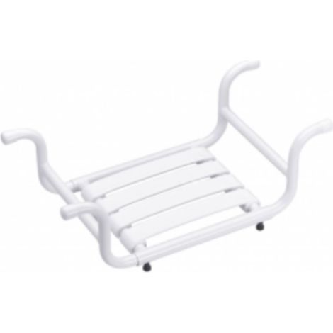 Siège de baignoire PMR PELLET aluminium époxy blanc (1/4)