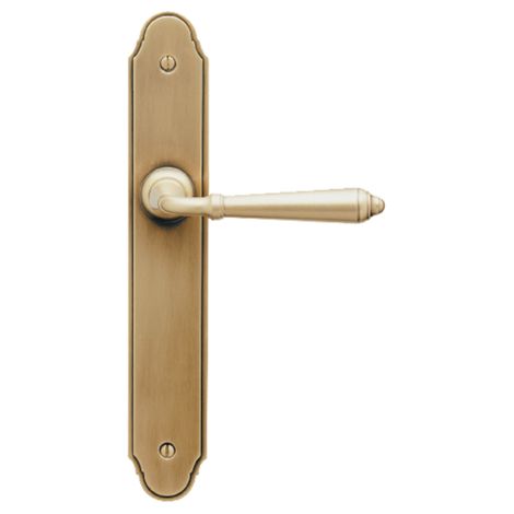 Türbeschlag-Set Namur Schwanenhals BOUVET patiniertes Messing - 47045 (1/2)