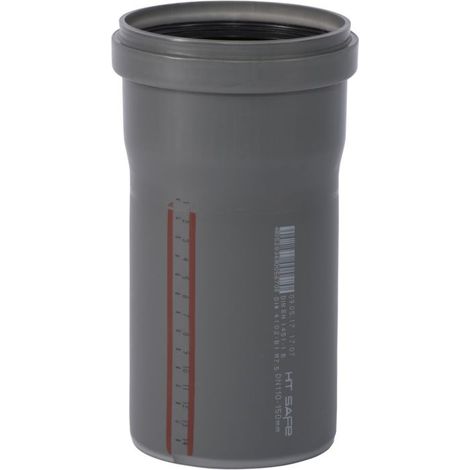 Tuyau d'évacuation PVC 150 mm DN110 – Triple lèvre d'étanchéité – Norme DIN EN 1451 – Pour eaux usées chaudes et froides – Ostendorf