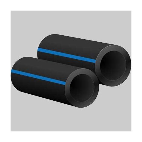 TUBO POLIETILENE PN 16 IN ALTA DENSITA' PE 100 IN VERGHE - Ø 50 Spess. 4,6 - 6 metri - MADE IN ITALY